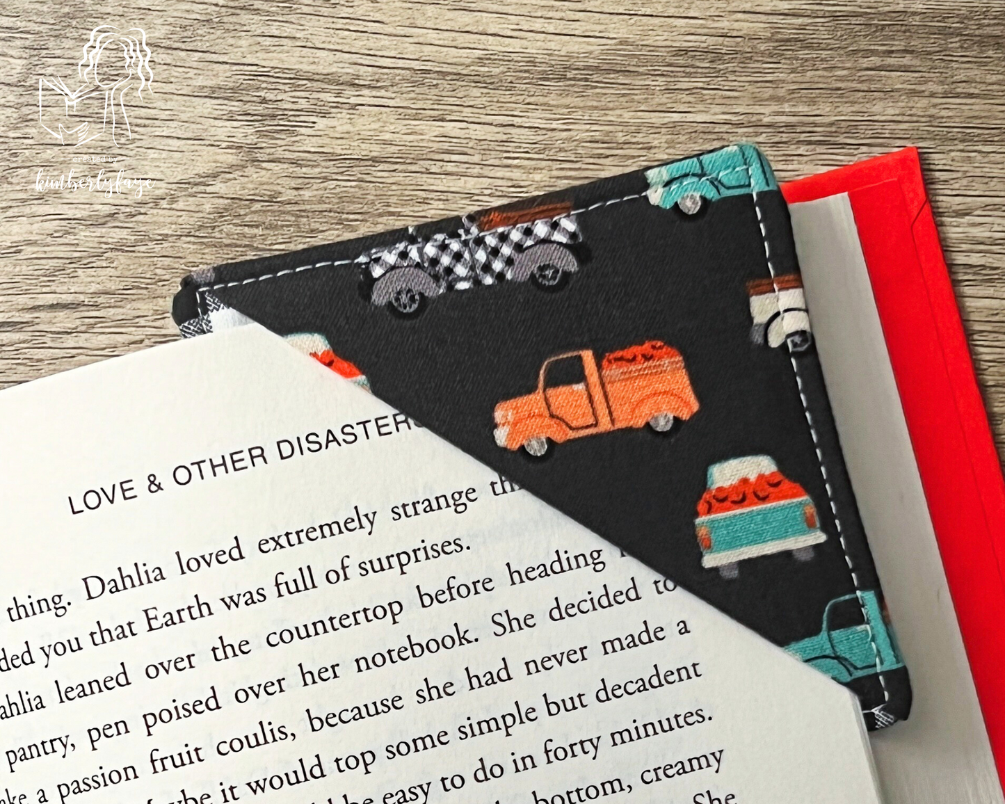 Fall/Autumn Collection -- Handmade Fabric Corner Bookmarks