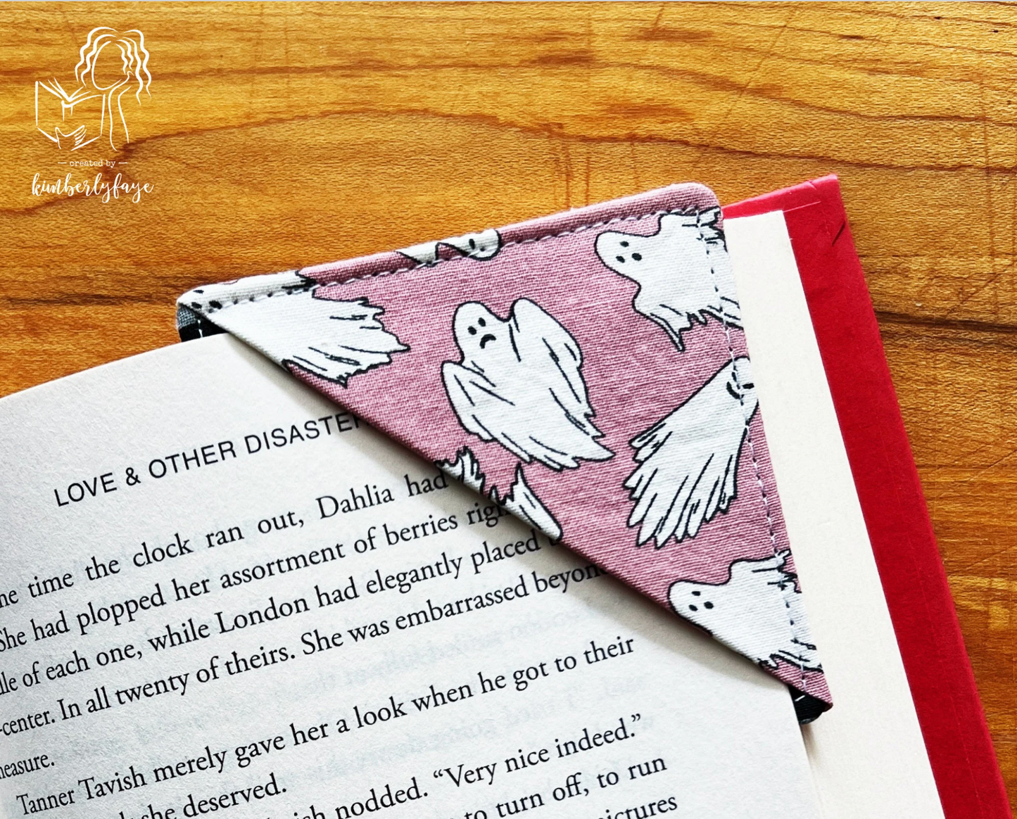 Halloween Collection -- Handmade Fabric Corner Bookmarks